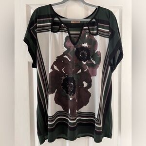 Floral Print Women's Top